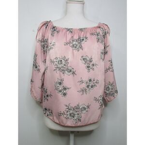 Cozy Fox On Off the Shoulder Blouse Slit Sleeves